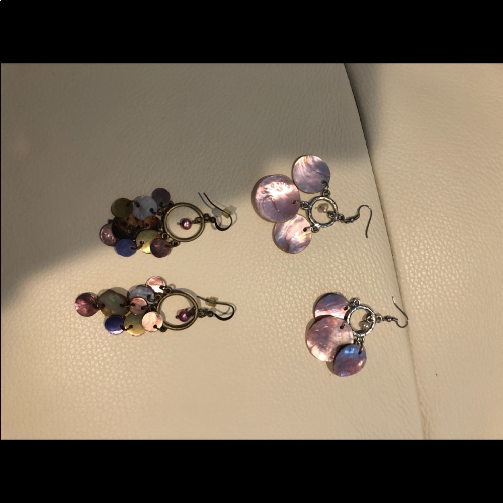 Hanging Iridescent Earrings